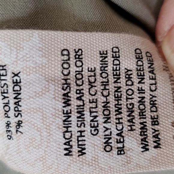 Soft Surroundings sage green lively cargo  jogger ankle SZ 2X - Picture 11 of 12